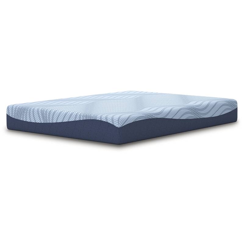 Signature Design by Ashley Peak 2.0 10 Memory Foam Light Blue Mattress