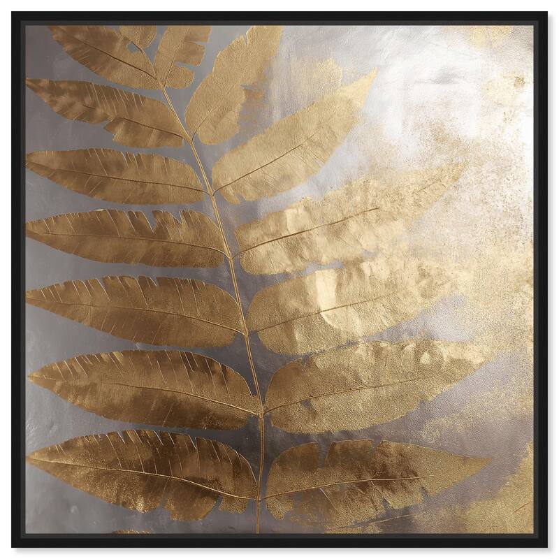 Golden Canopy (II) Canvas by Art Remedy - Black - 12" x 12"