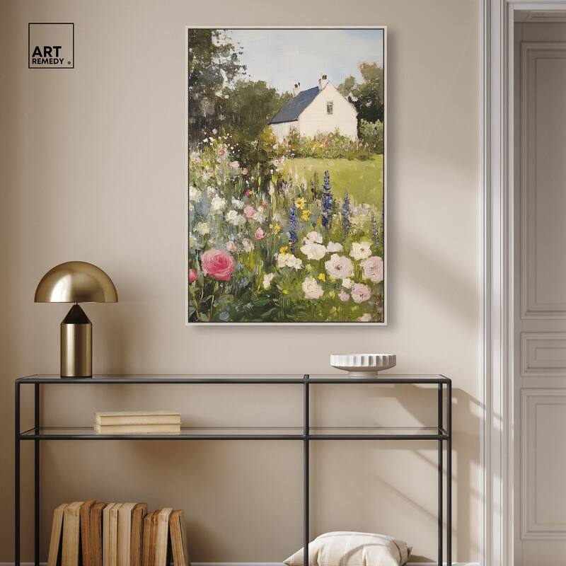 Floral Farmhouse II Canvas by Art Remedy