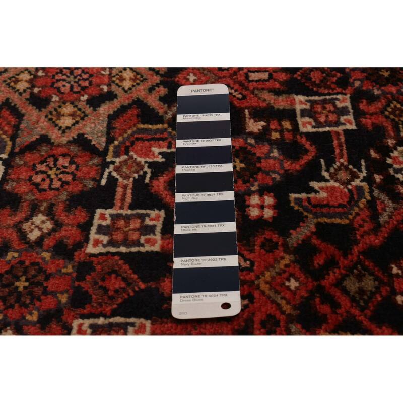 ECARPETGALLERY Hand-knotted Andelz Navy Wool Rug - 2'11 x 10'5