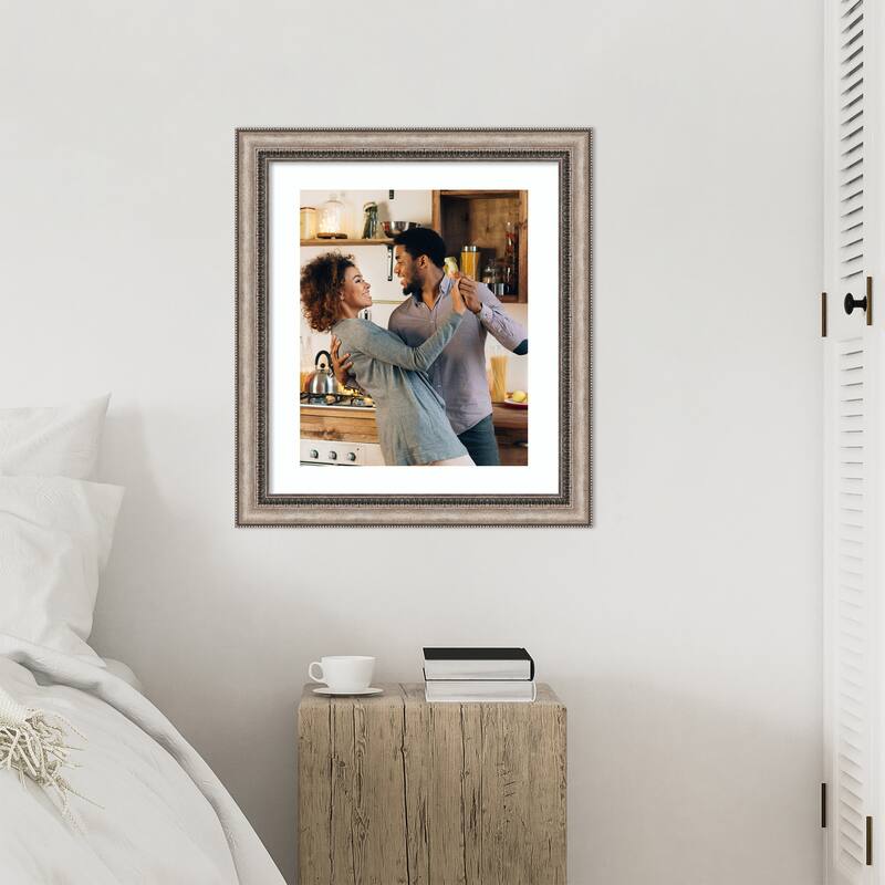 Lyla Ornate Silver Framed Picture Frame, Photo Frame