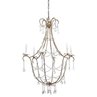 Alden Decor Nesa Crystal Chandelier