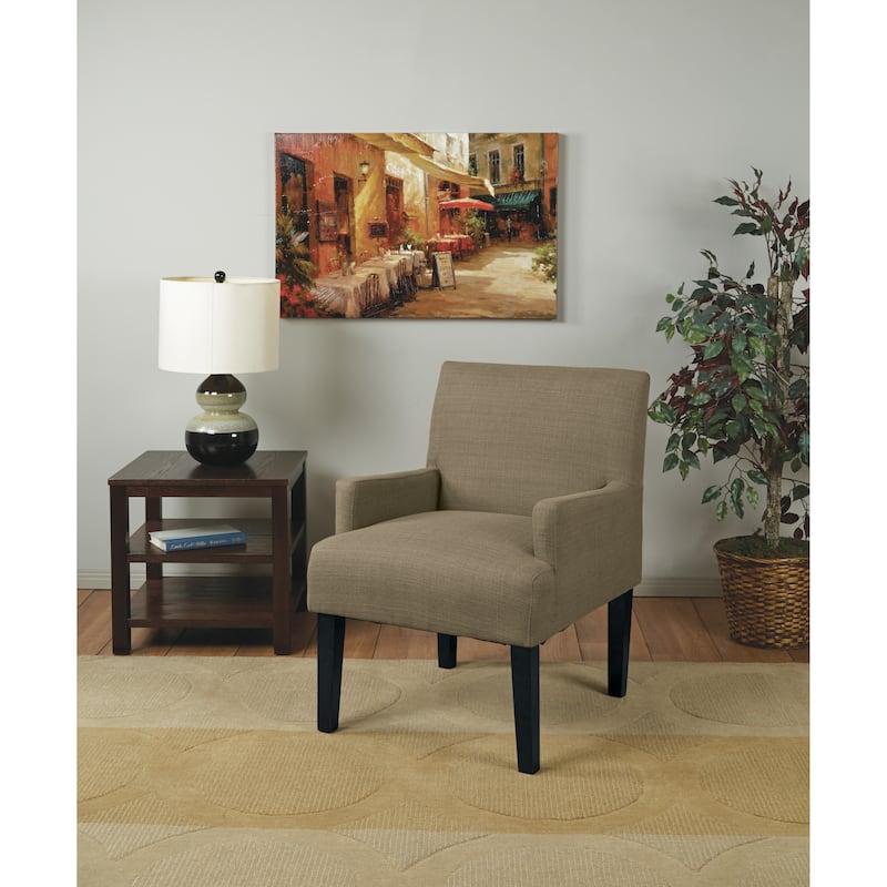 OSP Home Furnishings Main Street Accent Chair in Woven Fabric