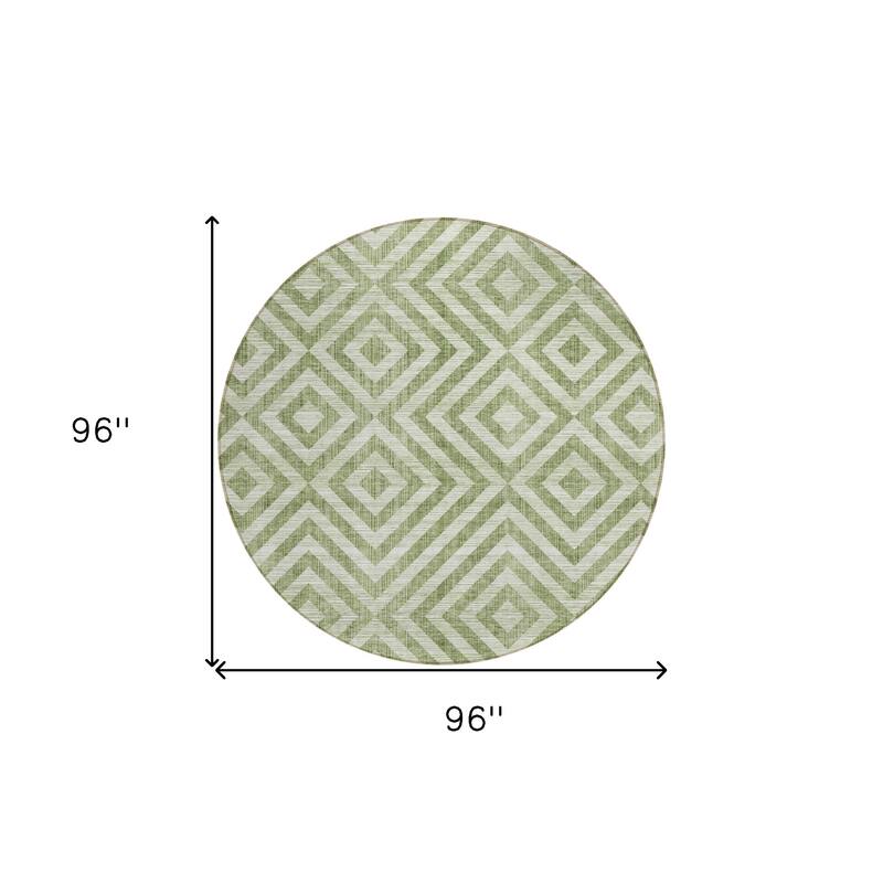 HomeRoots Geometric Transitional Rectangle Outdoor Rug