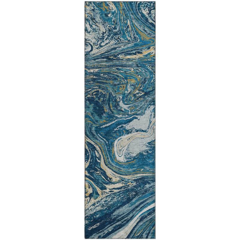 Premium Washable Super Soft Abstract Flow Mayfield Rug
