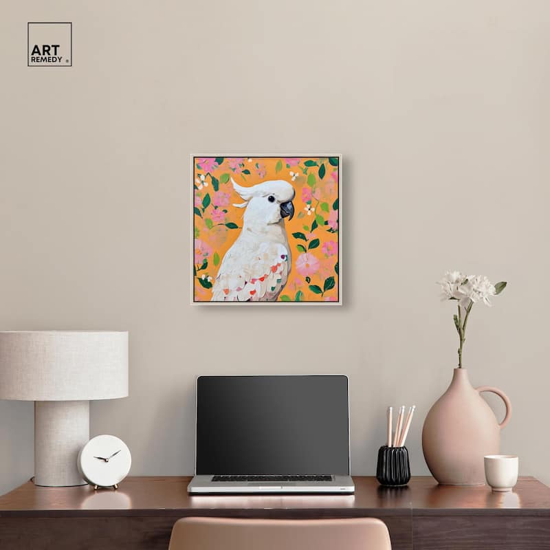White Cockatoo II Canvas by Art Remedy
