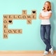 preview thumbnail 1 of 4, Walplus Scrabble Designed Puzzle Wall Sticker DIY Nursery Decor Decal