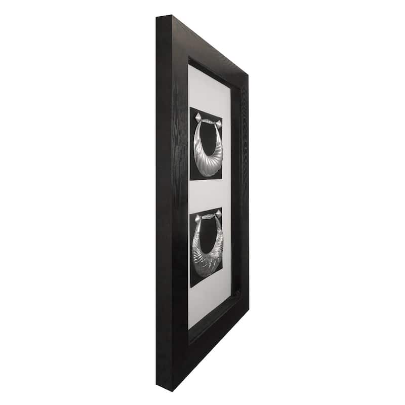 HUJI Miao Tribe Silver Jewelry Shadow Box Wall Décor