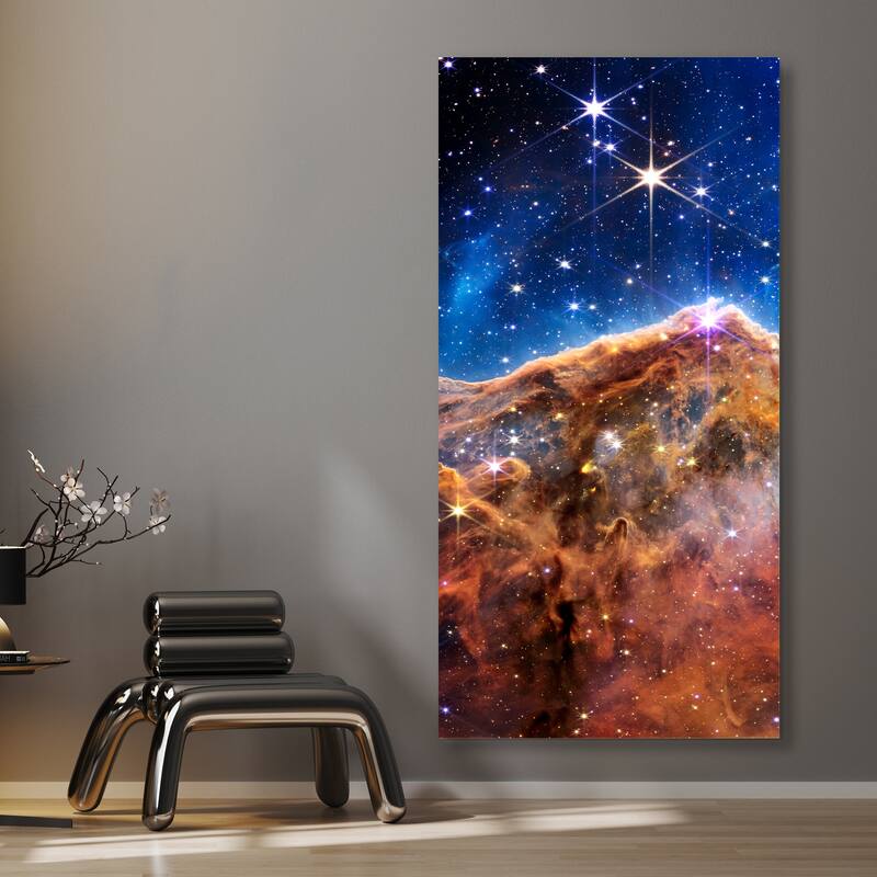 Empire Art Direct the Carina Nebula A Printed Tempered Glass Wall Art - Multi-Color