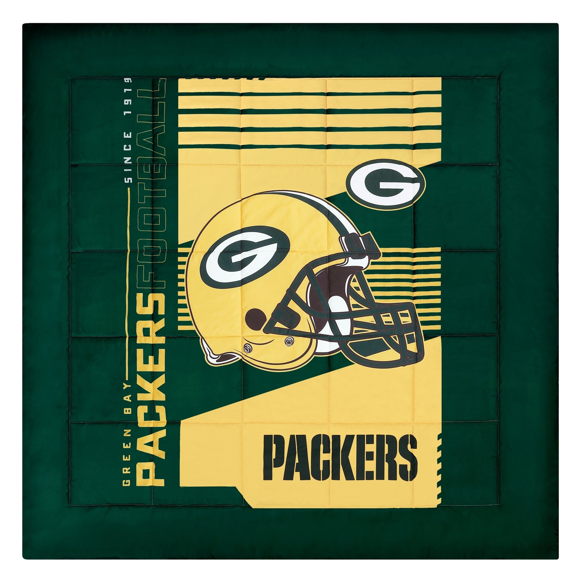 Green Bay Packers Full Size Bedding Spirited Mickey Christmas Elf