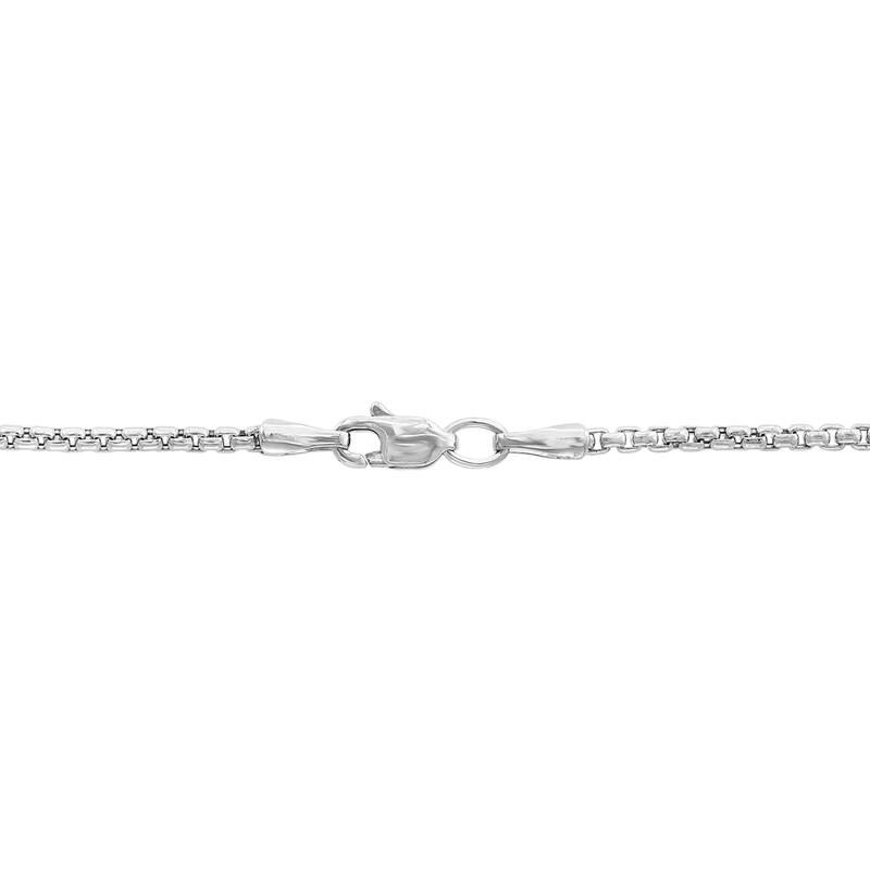 EFFY Men's 925 Sterling Silver Onyx Cross Pendant Necklace