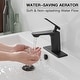 preview thumbnail 18 of 25, Vibrantbath Matte Black Bathroom Sink Faucet with Drain Assembly 6.38 inch