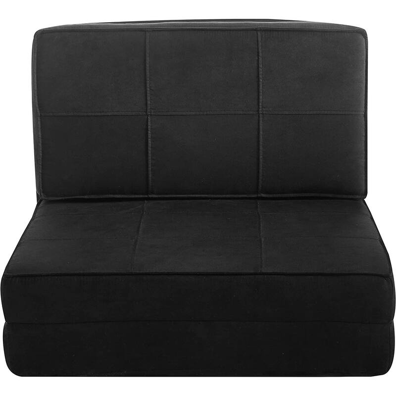 Urban Shop Ultra Suede Convertible Flip Chair