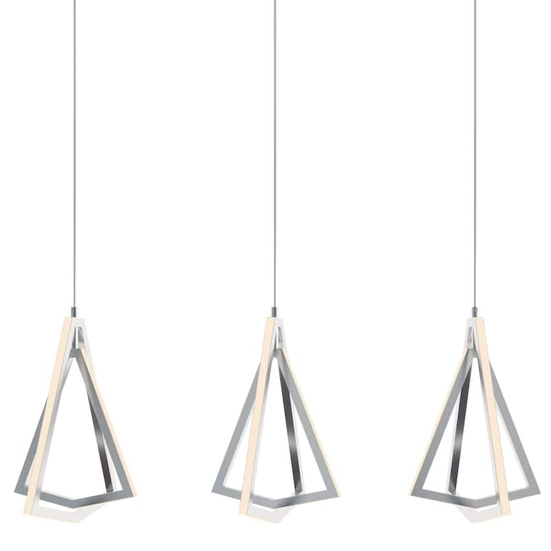 AFX GNAP15L30D1LNR3 Gianna 36" Wide LED Linear Pendant - Satin Nickel