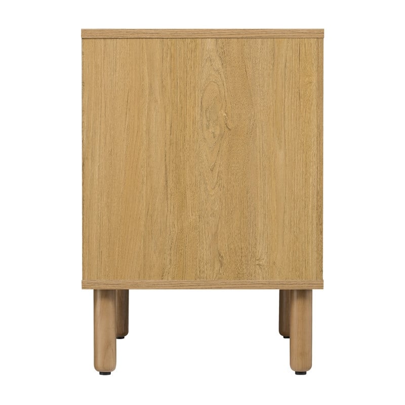 Orre Brown Nightstand 2 Drawers