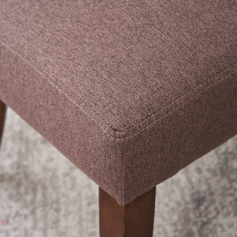 Upholstered Mordern Design T Back Dining Side Chair- Set of 2