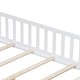 preview thumbnail 5 of 21, Full Montessori Floor Bed with Fence & Door - Safe & Fun for Kids