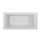preview thumbnail 135 of 145, Fine Fixtures Acrylic-Fiberglass Soaking Bathtub, White. Alcove/Apron Front
