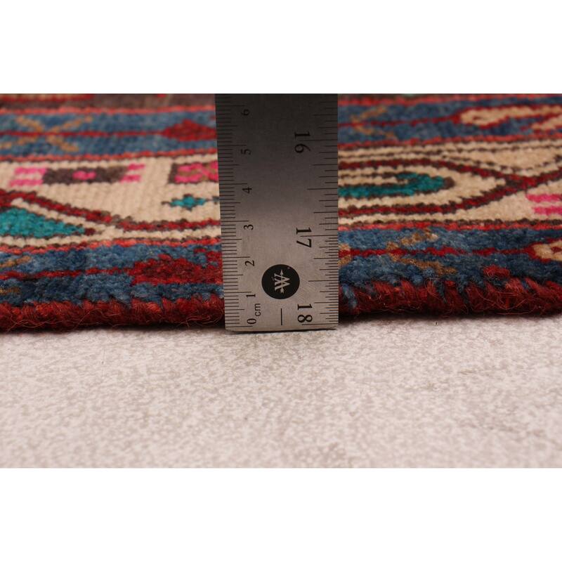 ECARPETGALLERY Hand-knotted Anadol Red Wool Rug - 3'2 x 10'7