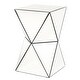 preview thumbnail 2 of 11, Fairfax Mirrored End Table by Christopher Knight Home - 12.23" L x 12.23" W x 20.30" H