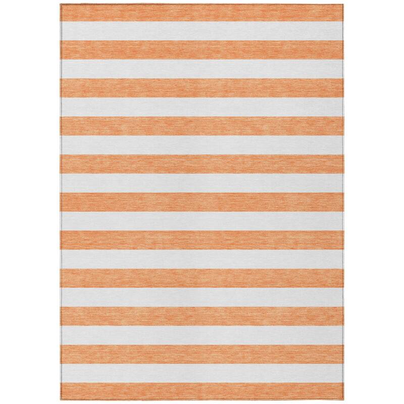 Altomo Stripe Weather Resistant Timeless Fusion Outdoor Rug