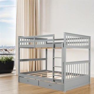 Elegant Full-Over-Full Bunk Bed
