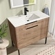 preview thumbnail 5 of 7, 32"36" in. W x 18.3in. D Classic Rectangular Integrated Ceramic Bath Basin Sink Vanity Top