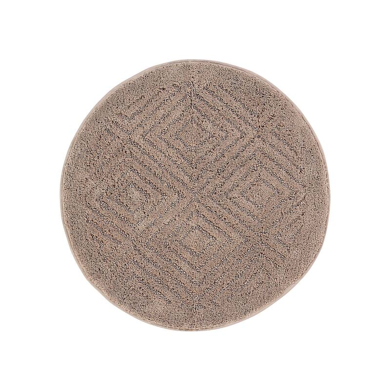 Better Trends Bath Rug 100% Cotton Tufted Soft & Plush Water Absorbent Bathroom Rugs for Shower, Sink Bath Mats Trier Collection