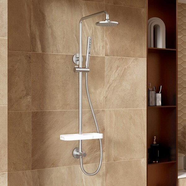 Modland 4-Way Exposed Retrofit Shower System with Rainfall