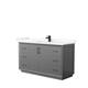 Option Dark Gray, Black Trim, Giotto Quartz Top