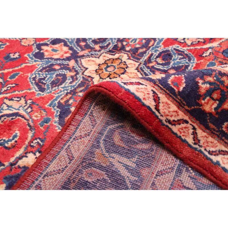 ECARPETGALLERY Hand-knotted Andelz Red Wool Rug - 4'1 x 6'8