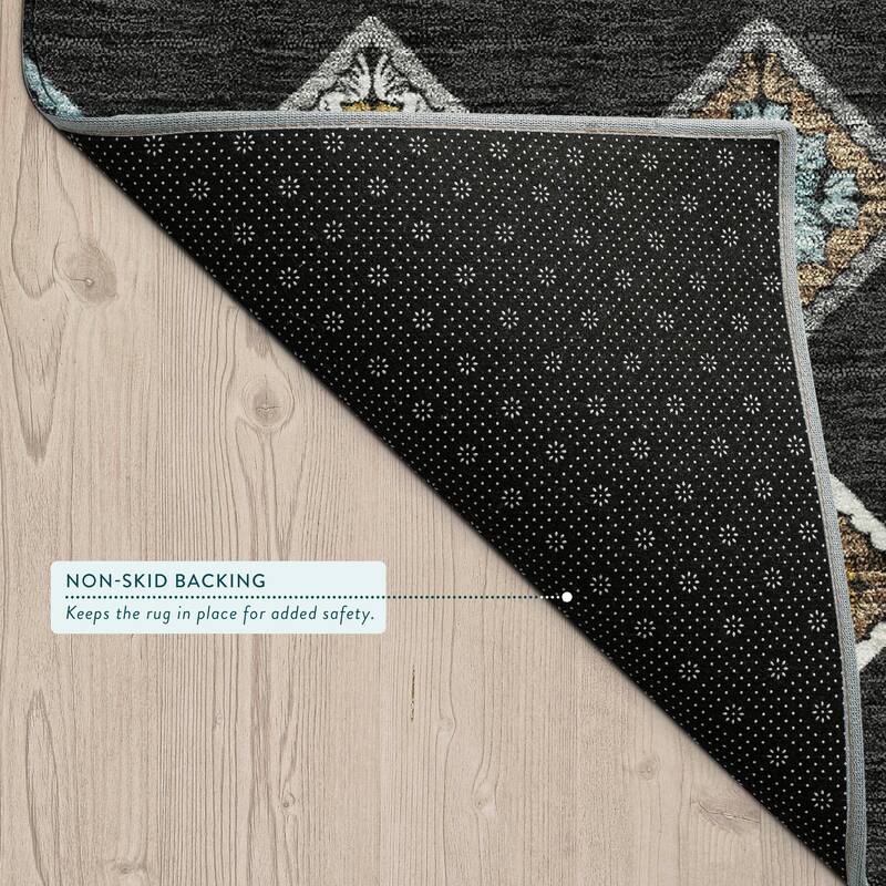 Machine Washable Indoor/ Outdoor Global Flagler Chantille Rug