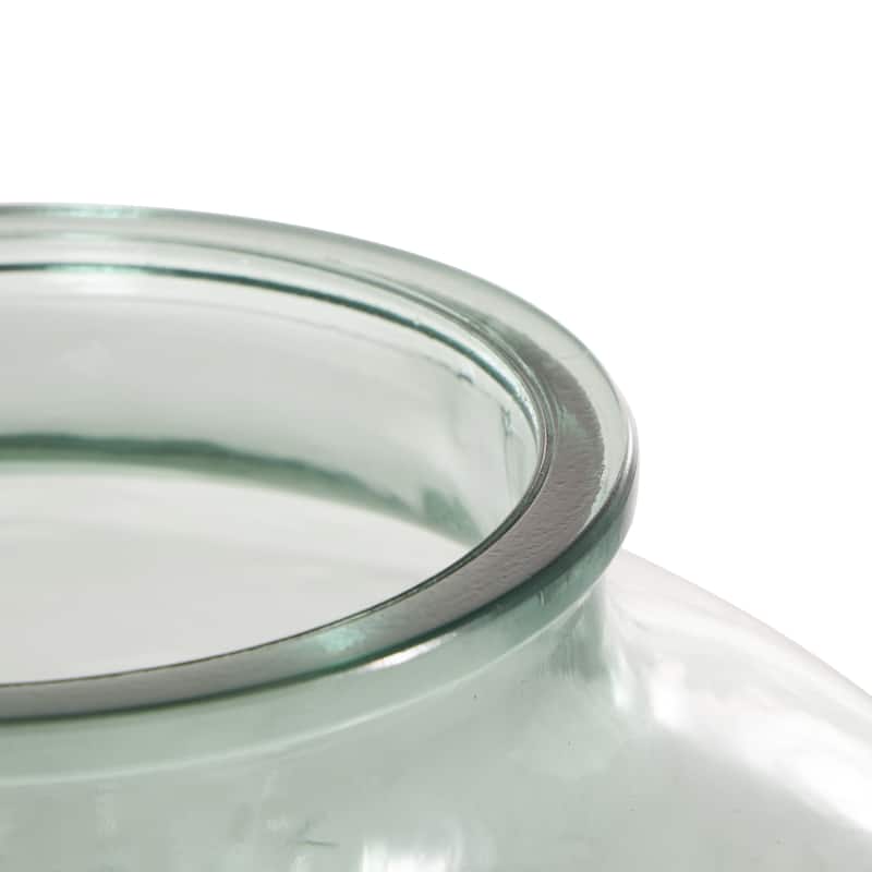 Glass Spotted Vase - Green - Roche River Decor