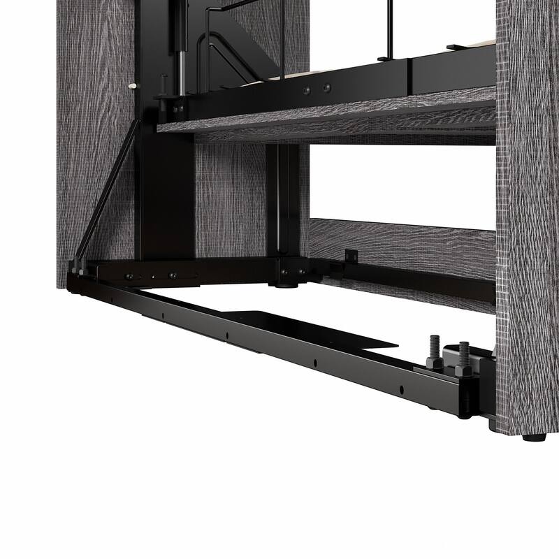 Pur Queen Murphy Bed with Closet Organizer (101W) by Bestar