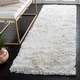 preview thumbnail 59 of 58, SAFAVIEH Handmade Ocean Shag Lyse Glam 2.5-inch Thick Rug 2'3" x 14' Runner - Ivory - Runner