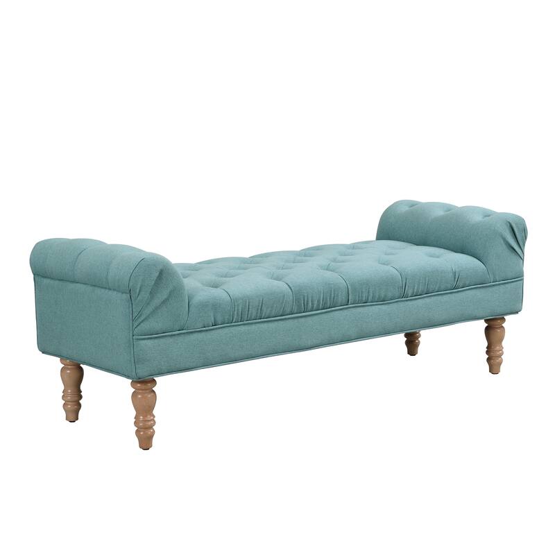 Christopher Knight Home - Wren Upholstered Tufted Bed Bench with Premium Foam and Diamond Button Detail