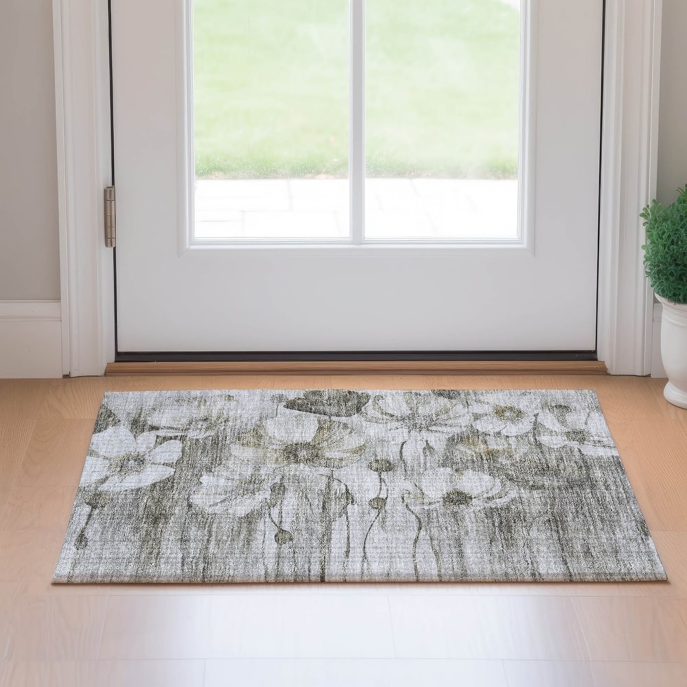 Premium Washable Super Soft Modern Floral Mayfield Rug