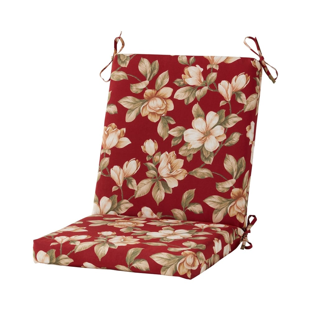 Greendale Home Fashions Outdoor High Back Chair Pad