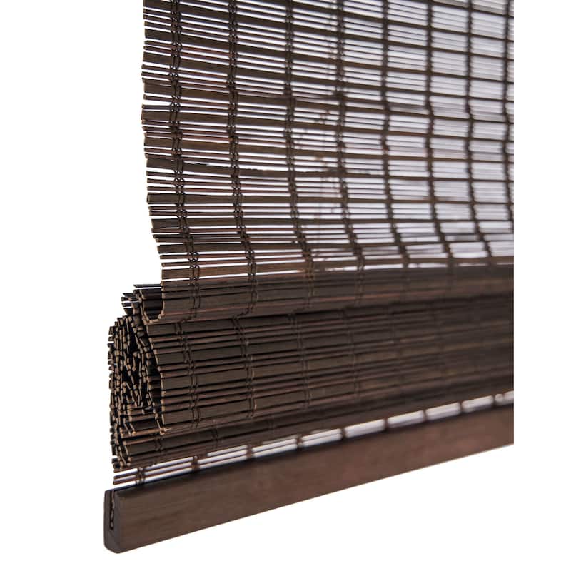 Chicology Light Filtering Cordless Natural Woven Bamboo Window Shade