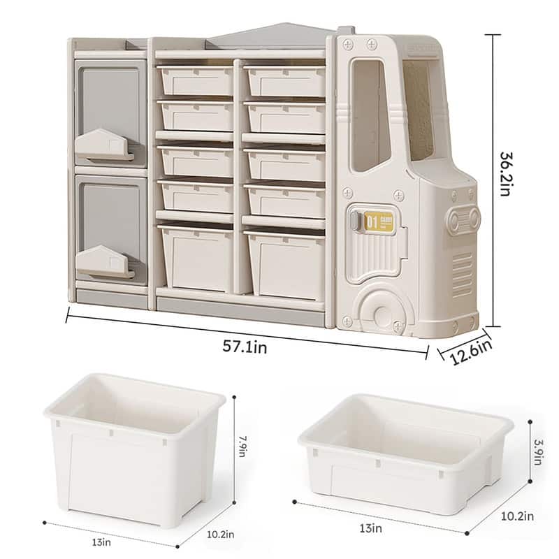 Children's toy storage cabinets Clutter Organizer Basket