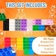 preview thumbnail 3 of 4, Strictly Briks Large Building Blocks for Kids, Rainbow Colors, 204 Pieces, Compatible with Major Brands