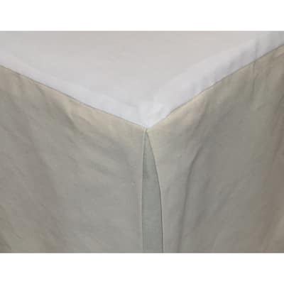 Natural organic cotton bedskirt different sizes and drops