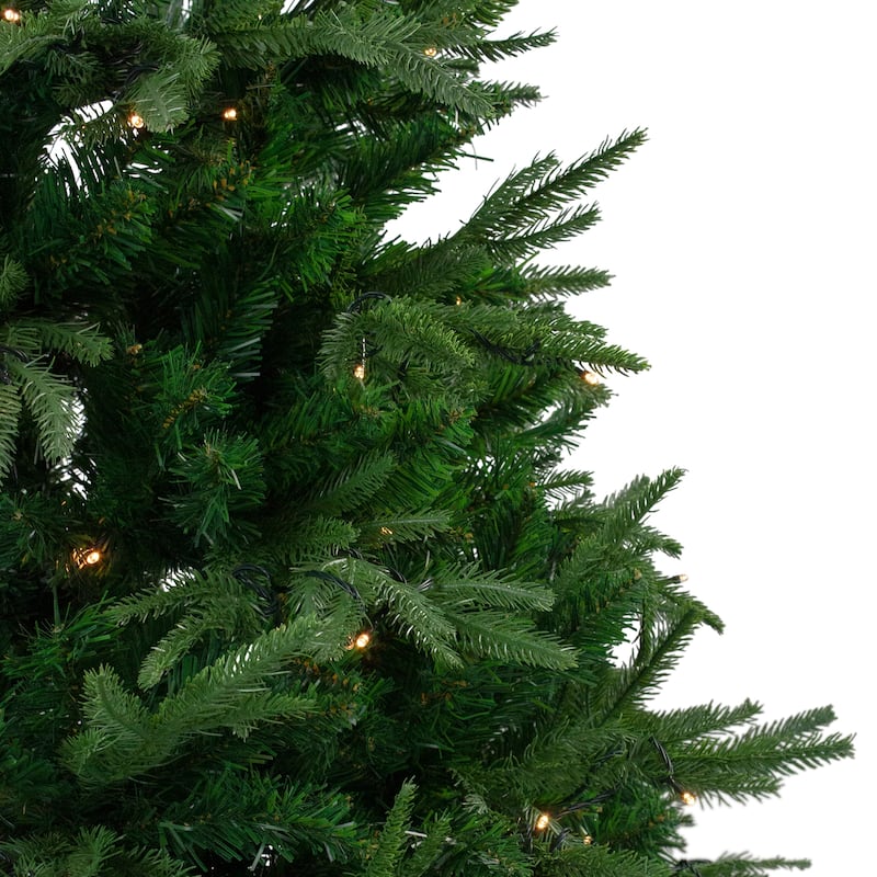 6.5' Pre-Lit Full Silverthorne Fir Artificial Christmas Tree - Warm White LED Lights