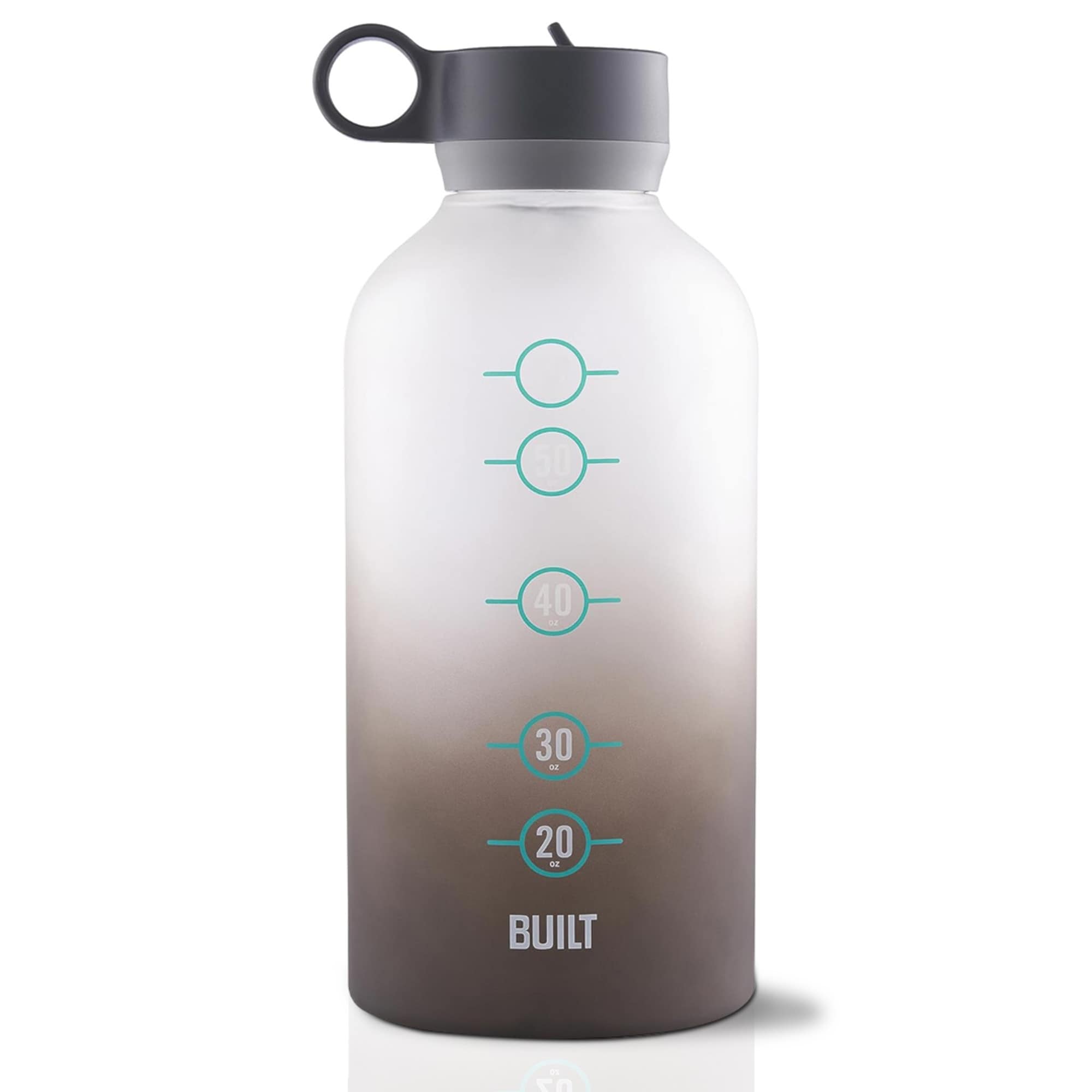 Byo 74 Oz Tritan Motivational Bottle - Black