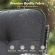 preview thumbnail 23 of 38, HOOOWOOO 5-piece Grey Wicker Chat Set Patio Conversation Set with Swivel Chairs