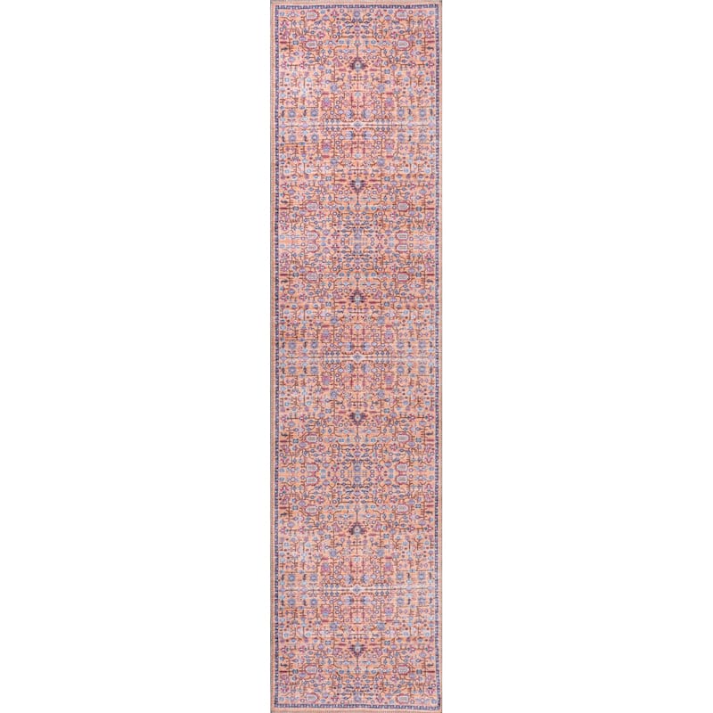 JONATHAN Y Kemer All-Over Persian Machine Washable Multi Area Rug