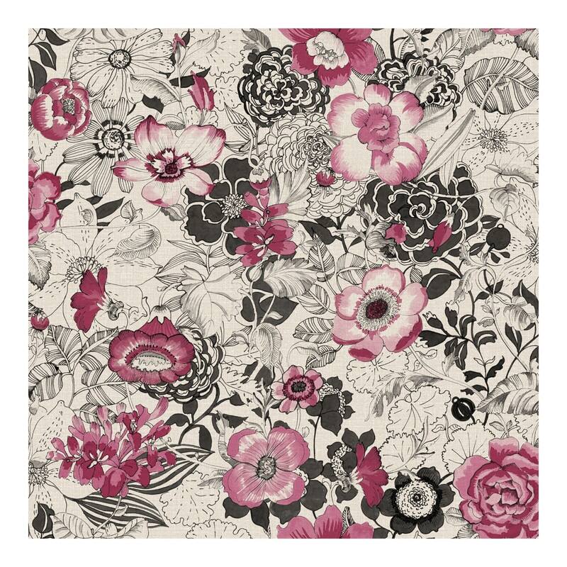ESTA Home Penny Pink Floral Wallpaper - 20.5 x 396 x 0.025