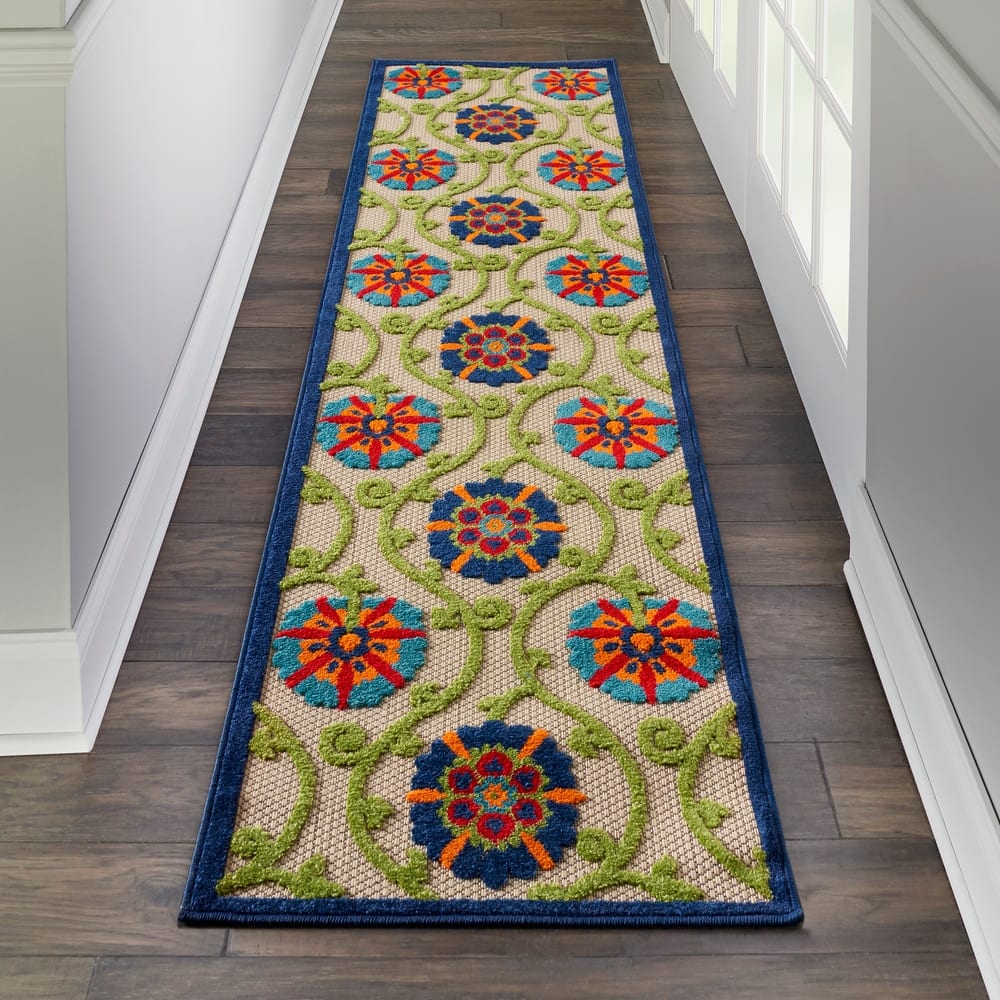 Lanikai Floral Indoor/ Outdoor Area Rug by Havenside Home
