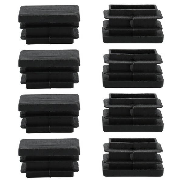 8pcs 13 x 26mm Ribbed Tube Inserts Pipe Tubing End Covers Caps
