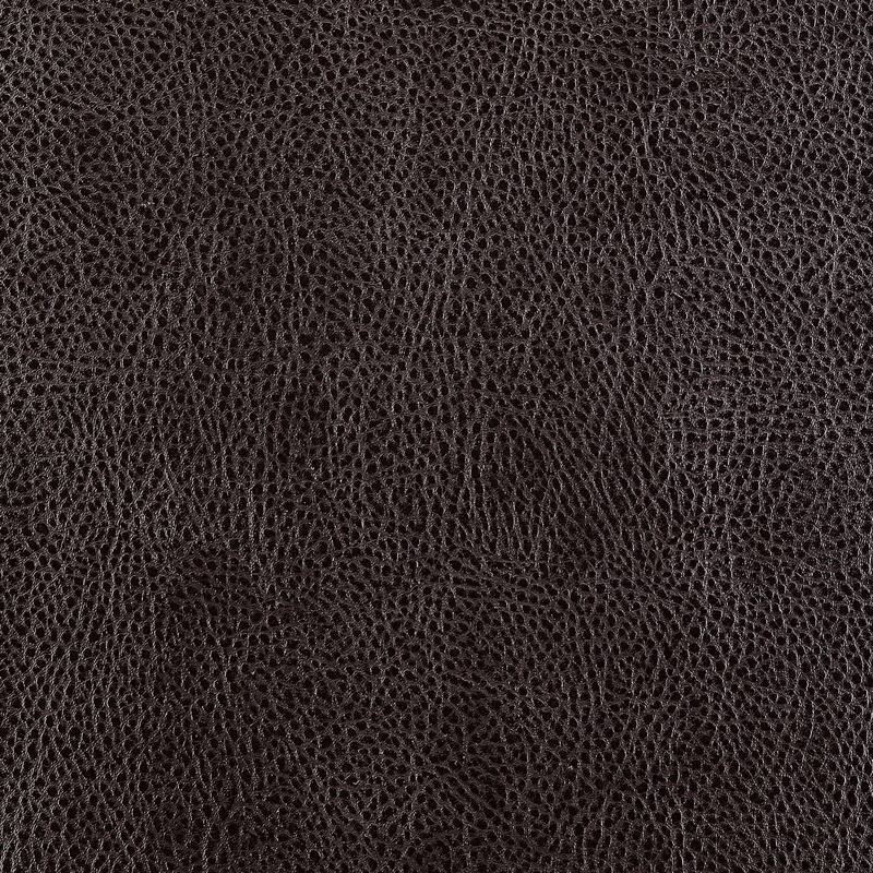 Bejnamin Swivel Bar Stool in Brown Metal with Brown Faux Leather